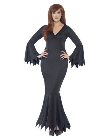 Midnight Vampiress Costume XL | Halloween costume with trumpet sleeves ...