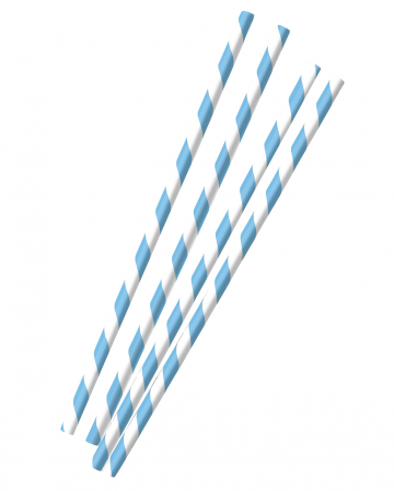 12 Paper Straws Oktoberfest 