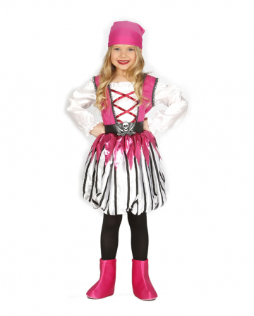Pink Pirate Child Costume L