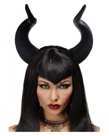 Dark maleficent fairy horns 