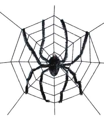 Giant Spider In A Web 240 Cm 