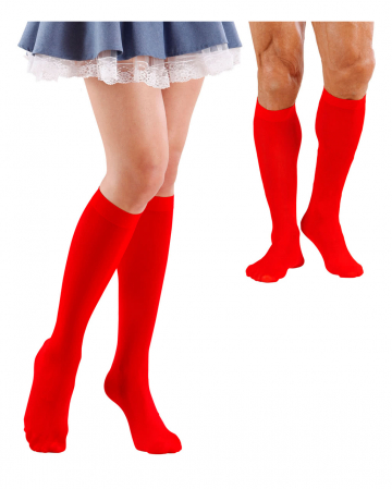 Red Knee Socks - Unisex 