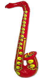 Inflatable Saxophone Red 