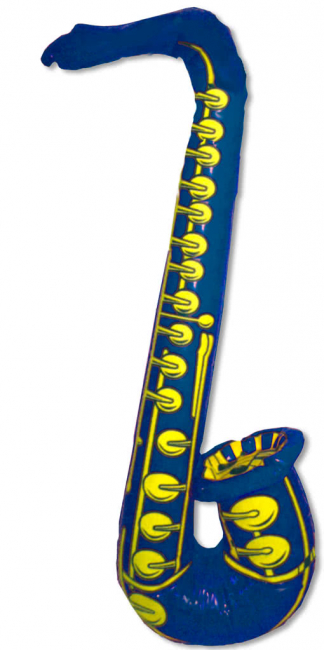 Inflatable Saxophone Blue 