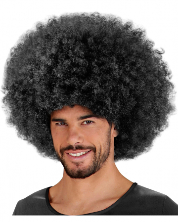 Black Mega Afro Wig Unisex ★ 