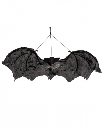 Black Vampire Bat With Ragged Wings 60cm 