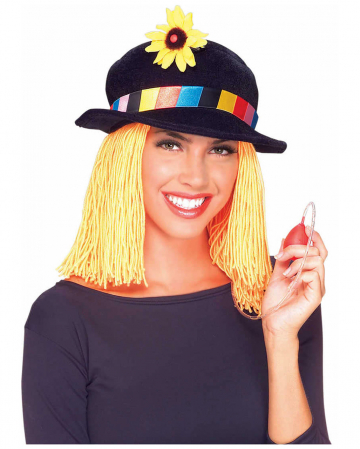 Riesiger Clown-Hut Mit Blume - Lustiges Kostüm Für Party & Karneval