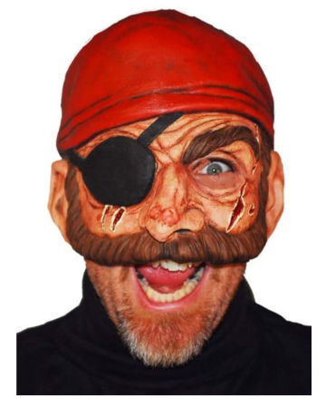 Pirate Half Mask Evil Bill 