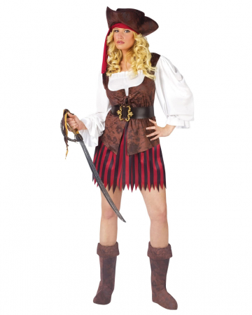 Sexy Pirate Lady Costume Medium Large -Piratenkostüme-Seeräuberin ...