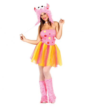 Sexy Pink Furry Monster Kostüm 