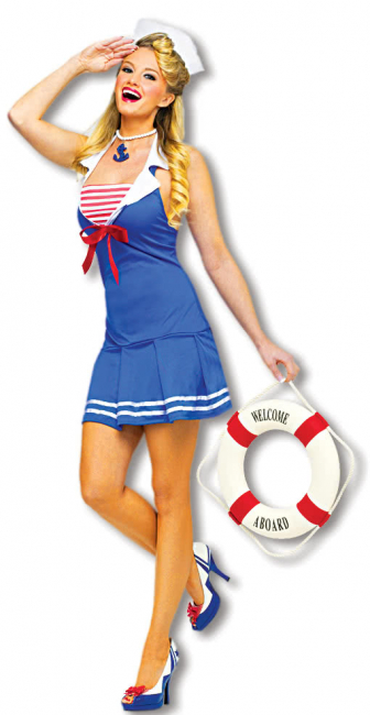 Sexy Sailor Kostüm SM 