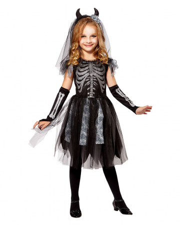 Skeledev Bride Children Costume 