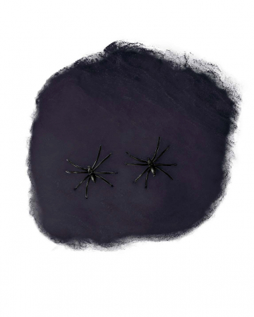 Halloween Spinnennetz schwarz 50g 