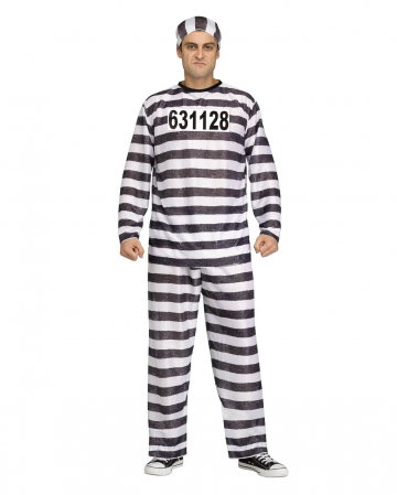 Convict Costume Jailbird 