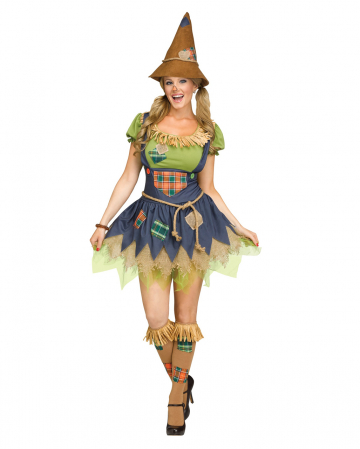 Sweet Scarecrow Girl Adult Costume 