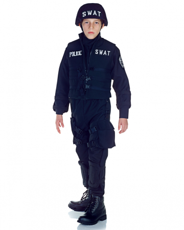 SWAT police kids costume XL