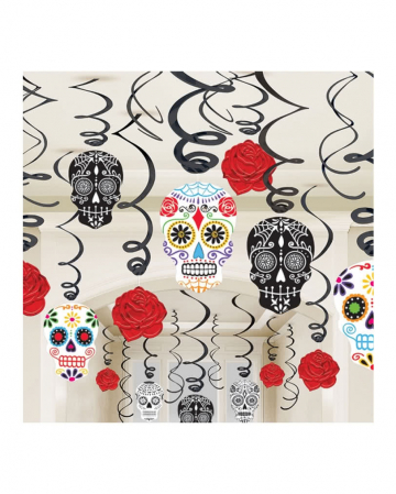 Day of the Dead Hanging Decoration Set 30 pcs. 
