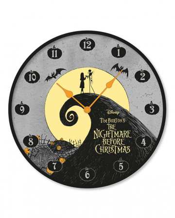 The Nightmare Before Christmas Wall Clock order online | - Karneval ...