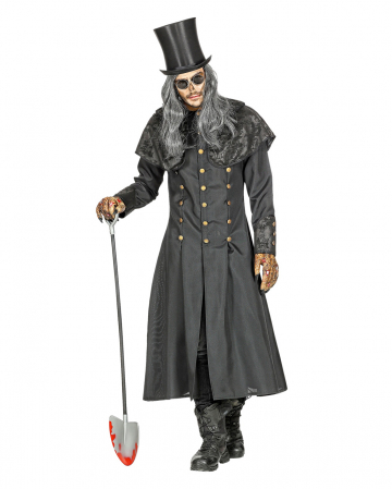 Gravedigger Costume Coat With Collar For Men 