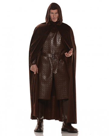 Cloak in suede-look brown 