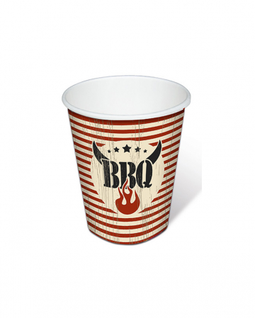 Barbecue Grill Party Paper Cup 10 Pieces 