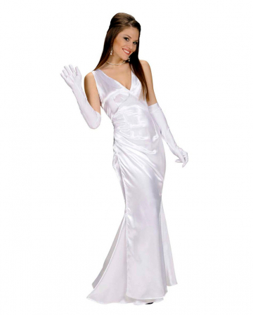 Evening Dress White S 