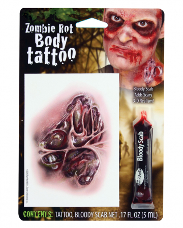 SFX Tattoo Zombie Rot 