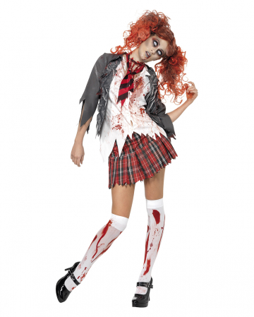 Zombie Schoolgirl Kostüm M 40-42