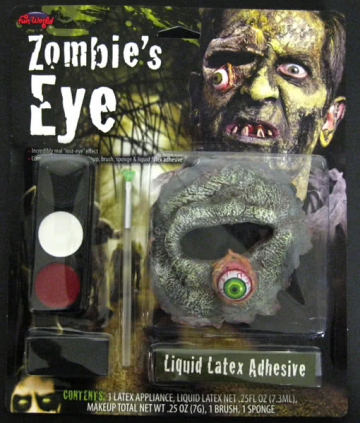 Zombie Make Up mit blutigem Auge 