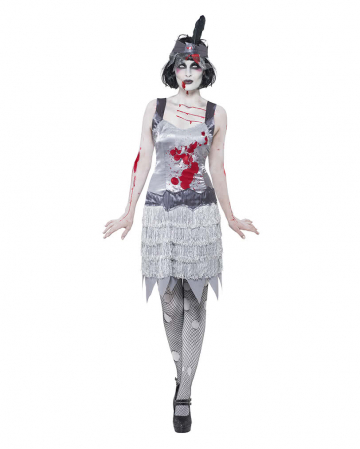 Flapper Zombie Kostüm für Frauen L