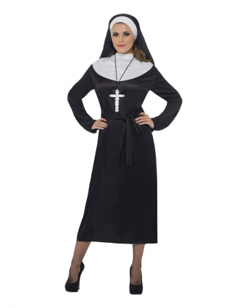 Tugendhaftes Nonnen Kostüm S