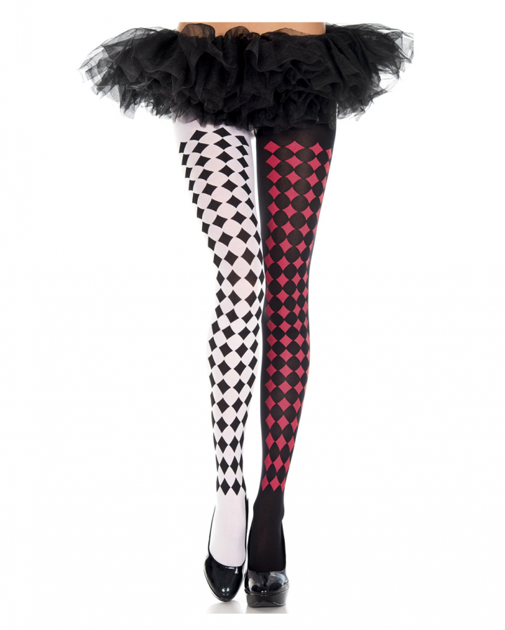 Harlequin Tights as a disguise accessory | - Karneval Universe