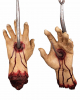 Separated Pair Of Hands On Meat Hook 