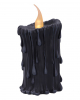 Schwarze Magie LED Kerze 19cm 