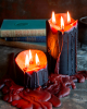 Bleeding Black Vampire Pillar Candle 15cm 