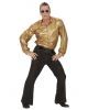 80s disco shirt gold 