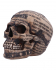 Dracula Skull With Bram Stoker Quotes 