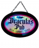 Draculas Pub Pub Sign With LEDs 47cm 