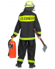 Feuerwehrmann Kostüm für Kinder 