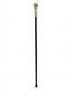Walking stick with golden knob Deluxe 