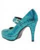 Glitter Mary Janes Pumps Blue 