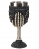 Gothic Goblet With Skeleton Wedding Couple 18.5 Cm 