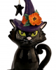 Witch Cat Ceramic Figure 31cm 