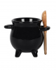 Witch Cauldron With Spoon As Egg Cup 