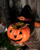 Jack O'Lantern With Witch Hat Cookie Jar 