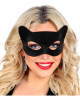 Schwarze Katzenaugen Maske 