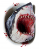 Killer Shark Toilet Lid Sticker 