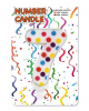 Confetti Number Candle No. 7 (6,5cm) 