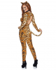 Leoparden Jumpsuit Kostüm 