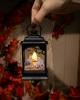 Beleuchtete Laterne mit Halloween Motiv 13cm 